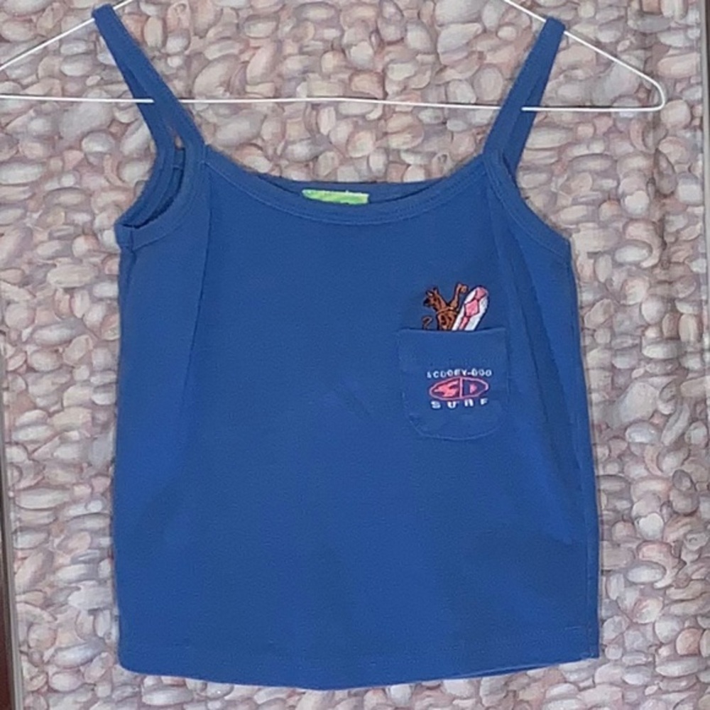 CARTOON NETWORK Scooby-Doo! Blue Sleeveless top.